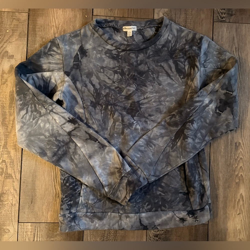 Appaman - Youth Size 14- Gray Tie-Dye Crewneck Sweatshirt- Good Quality